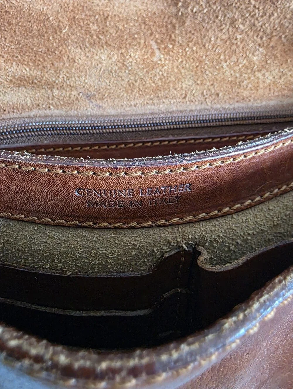 I Medici Asti Small Messenger Bag Leather Made In Italy Crossbody 10x8x3